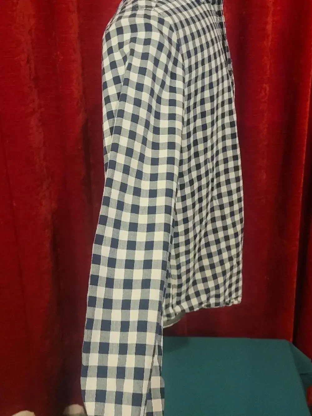 J. CREW STRETCH Classic Black and White Checkered Men's Shirt Sz S